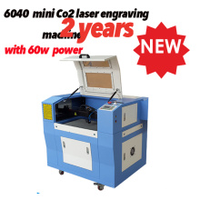 Preço da máquina de corte a laser pequeno Ck6040 40W / 60W para papel / tecido / acrílico